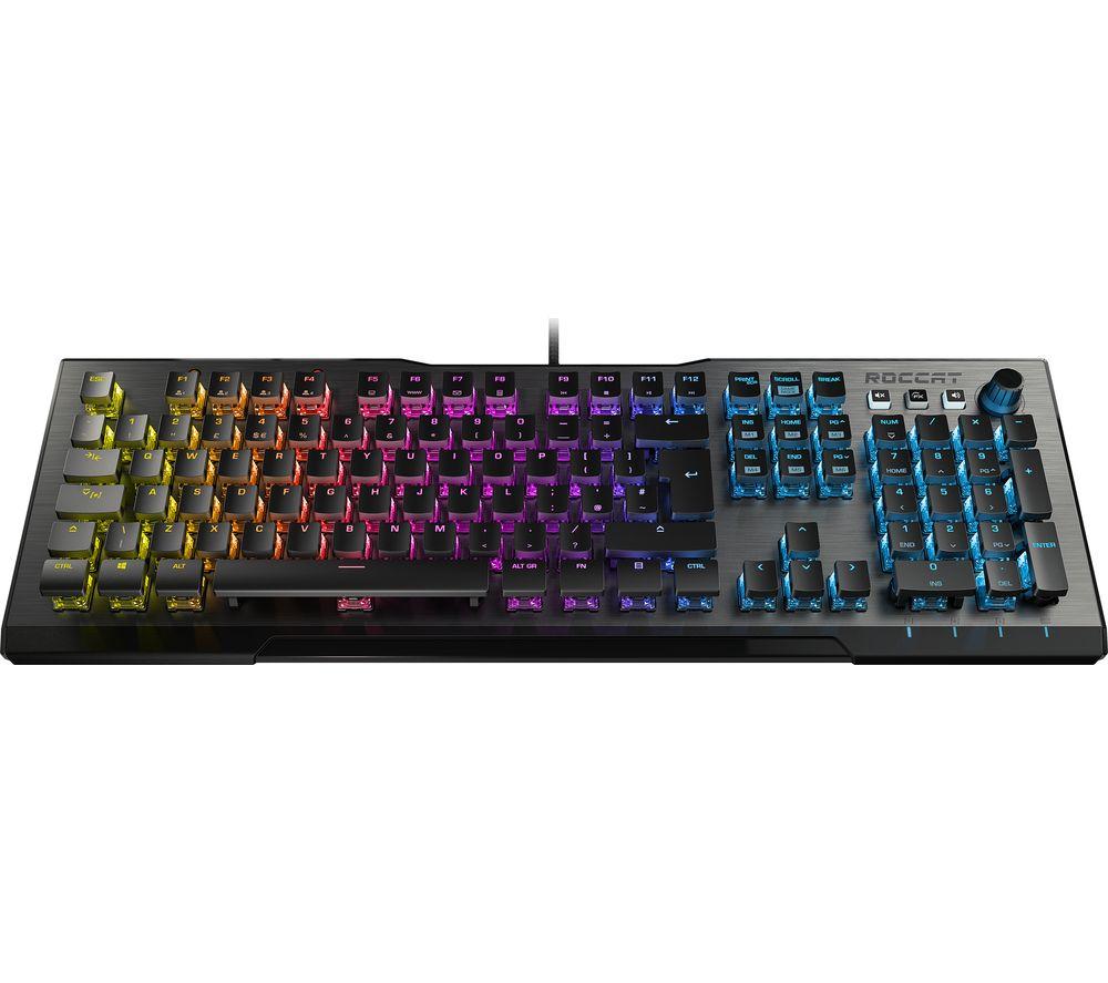 ROCCAT Vulcan 100 AIMO Mechanical Gaming Keyboard  Silver/Grey