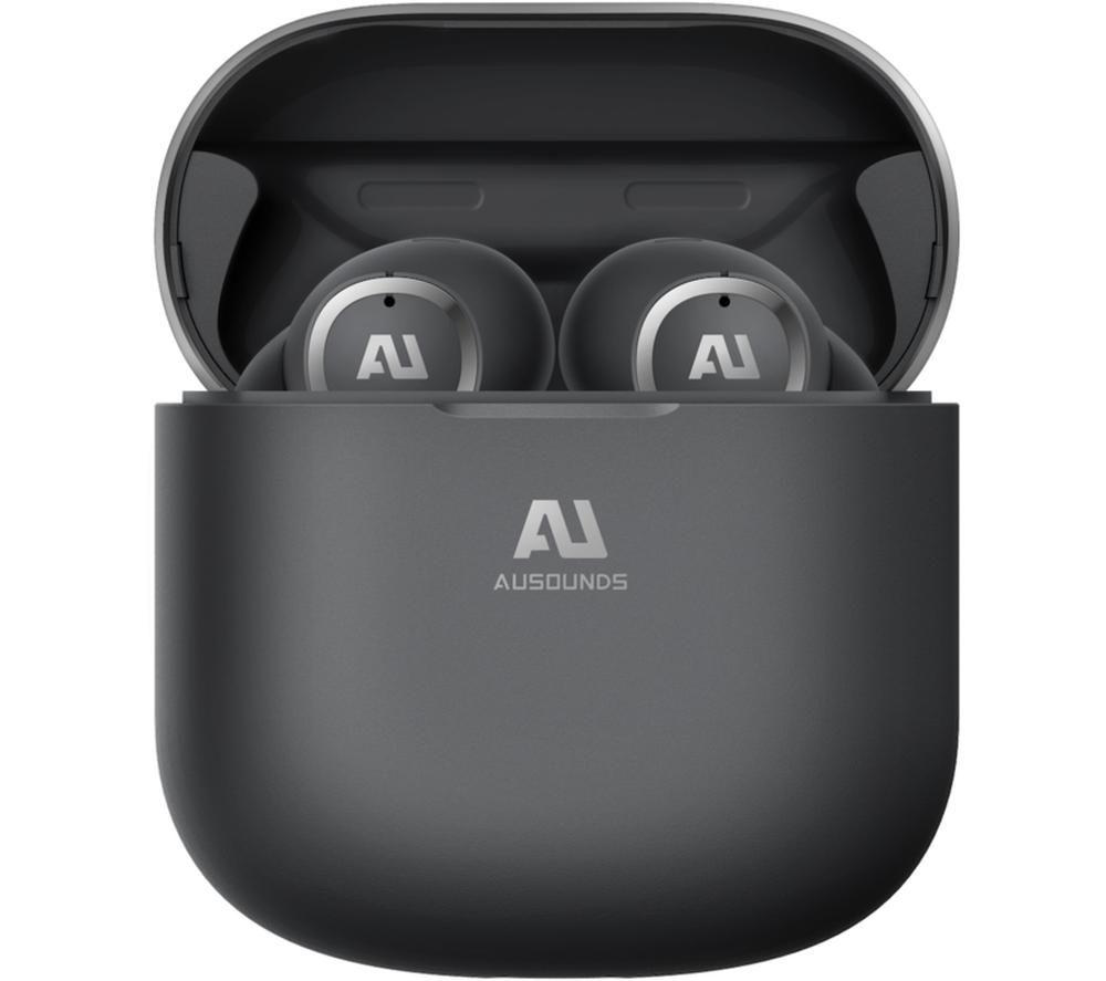 AUSOUNDS AU-Stream Wireless Bluetooth Noise-Cancelling Earphones - Black