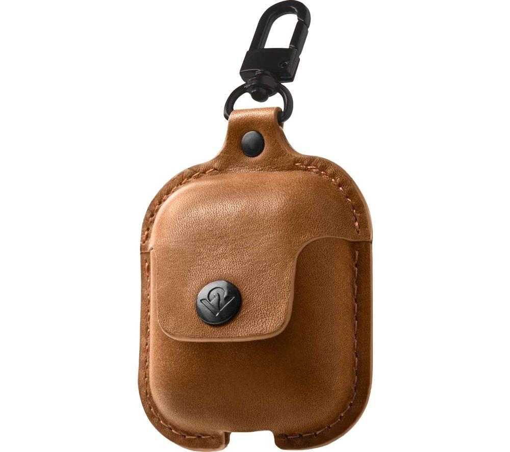TWELVE SOUTH AirSnap AirPod Leather Case Cover - Brown
