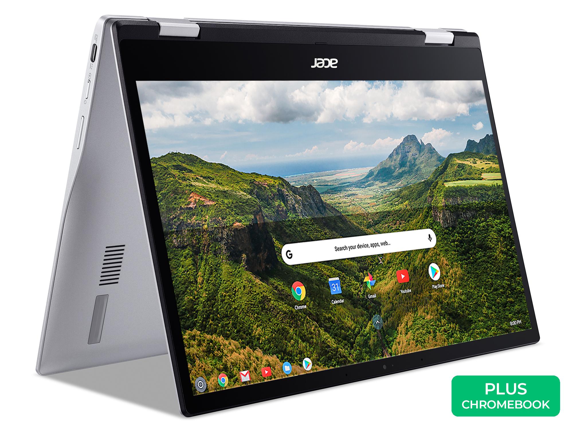 ACER Spin 513 13.3inch 2 in 1 Chromebook - Qualcomm SC7180  64 GB eMMC  Silver  Silver/Grey