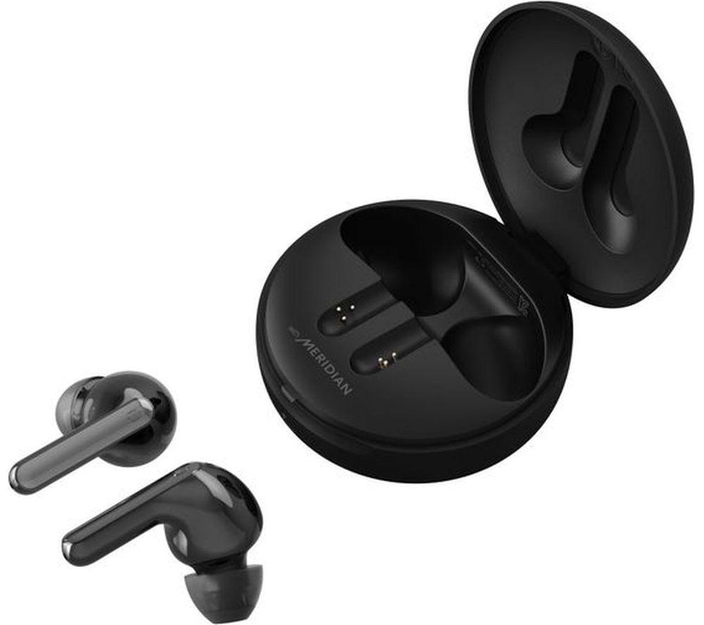 LG TONE Free HBS-FN7 Wireless Bluetooth Noise-Cancelling Earphones - Black