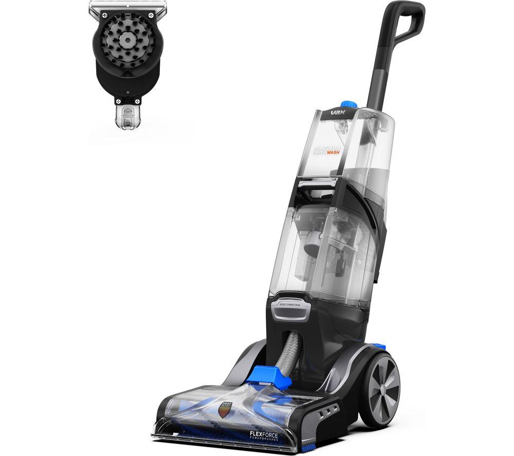 VAX Platinum SmartWash 1-1-142257 Upright Carpet Cleaner - Charcoal & Blue