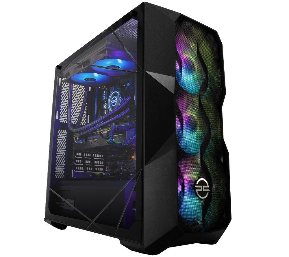 PCSPECIALIST Tornado A9XT Gaming PC - AMD Ryzen 9  RX 6900 XT  2 TB HDD & 1 TB SSD  Black