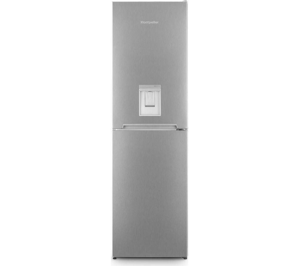 MONTPELLIER MFF185DX 50/50 Fridge Freezer - Inox