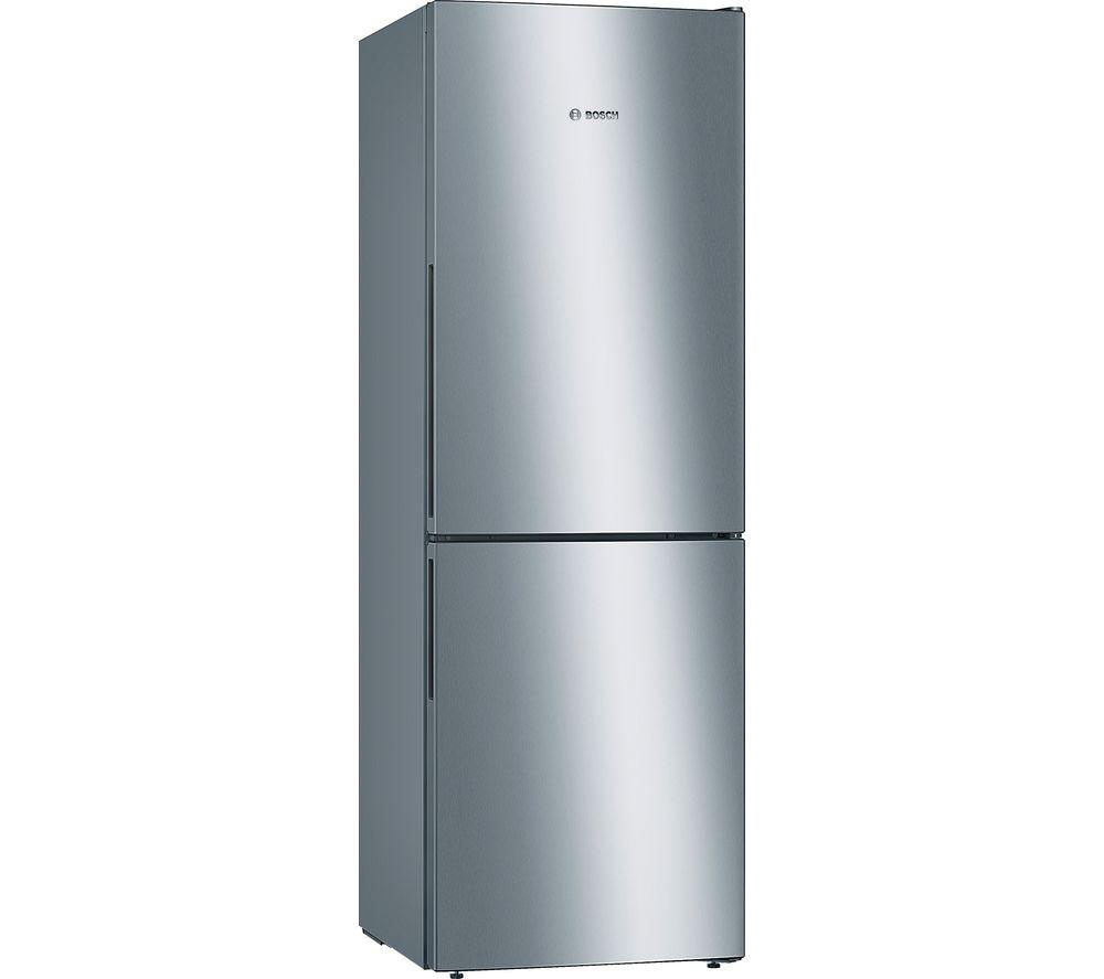 BOSCH Serie 4 KGV33VLEAG 60/40 Fridge Freezer - Inox