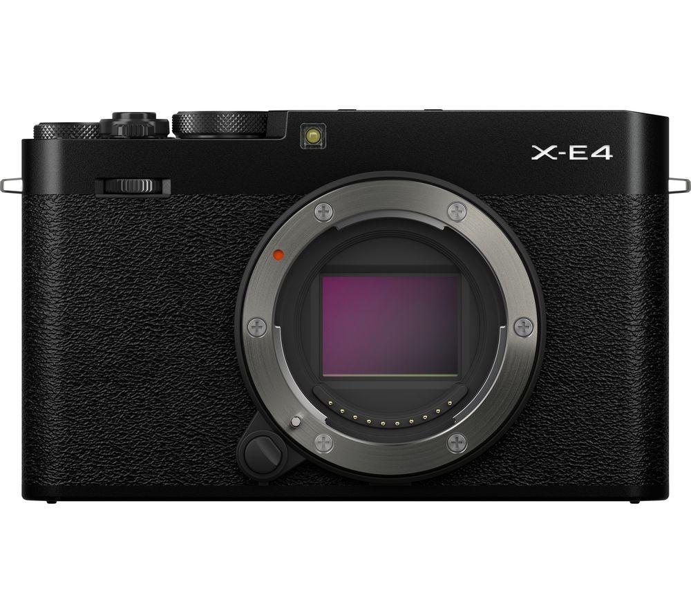 FUJIFILM X-E4 Mirrorless Camera - Black
