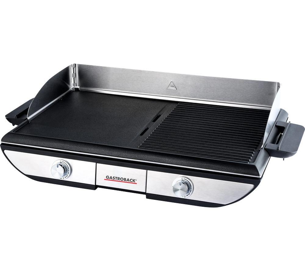 GASTROBACK Design Advanced Pro BBQ 42523 Table Grill - Silver & Black