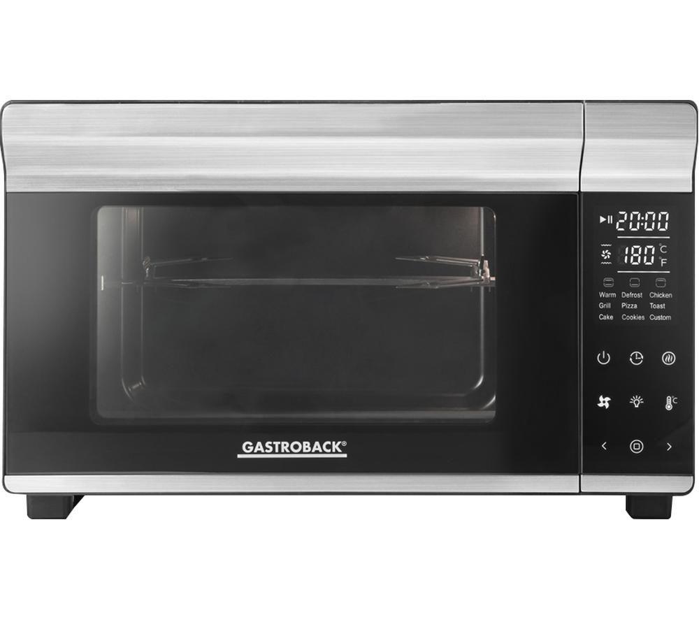 GASTROBACK Design Bistro 42814 Compact Electric Oven - Black & Silver
