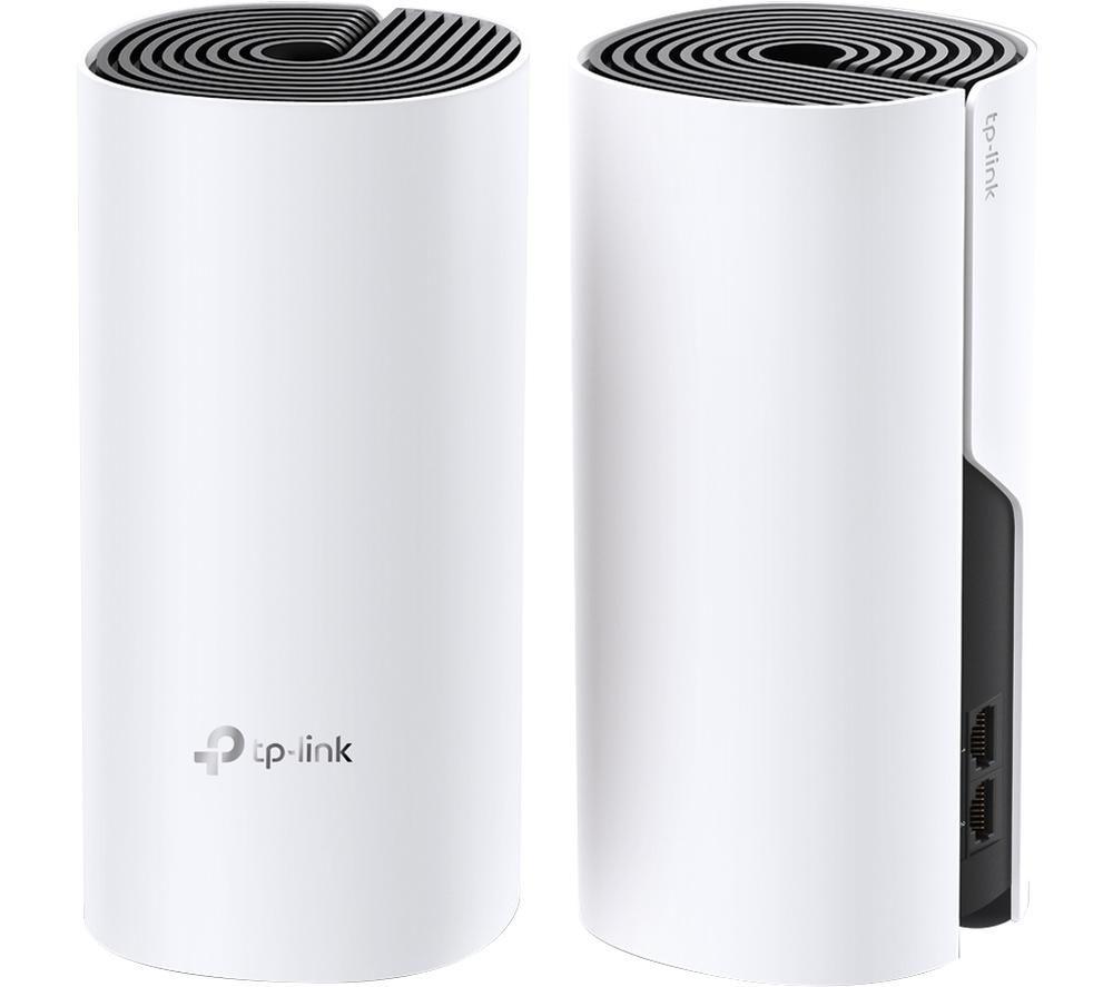 TP-LINK Deco M4 Whole Home WiFi System - Twin Pack  White