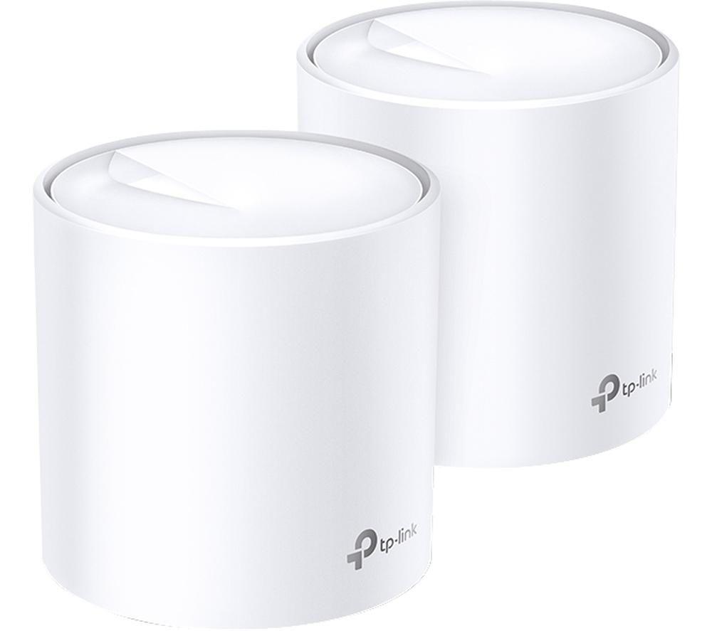 TP-LINK Deco X60 Whole Home WiFi System - Twin Pack  White