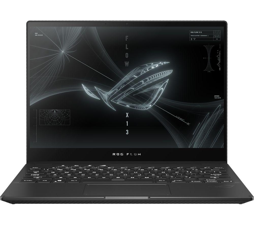ASUS ROG Flow X13 13.4inch Gaming Laptop - AMD Ryzen 9  GTX 1650 with RTX 3080 External Dock  512 GB SSD  Black