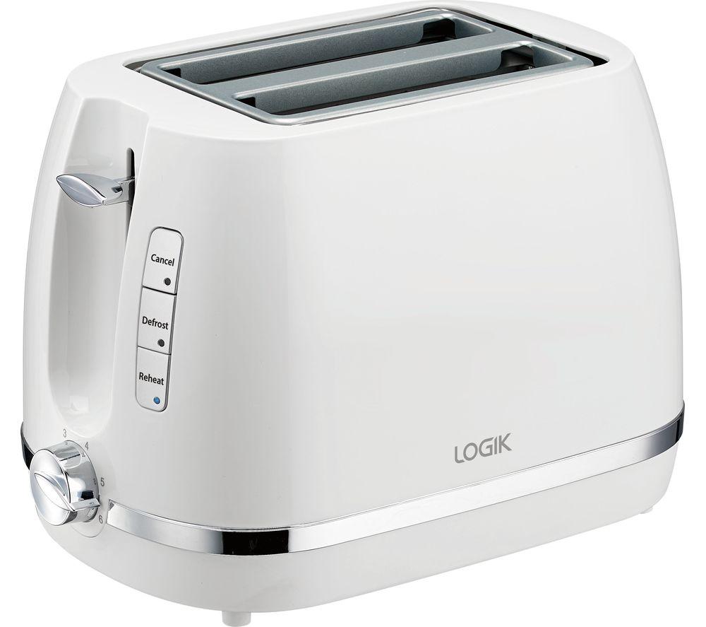 LOGIK L02TWS21 2-Slice Toaster - White
