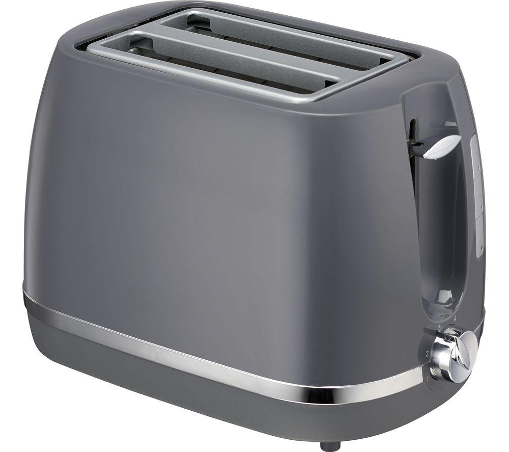 LOGIK L02TGS21 2-Slice Toaster - Grey