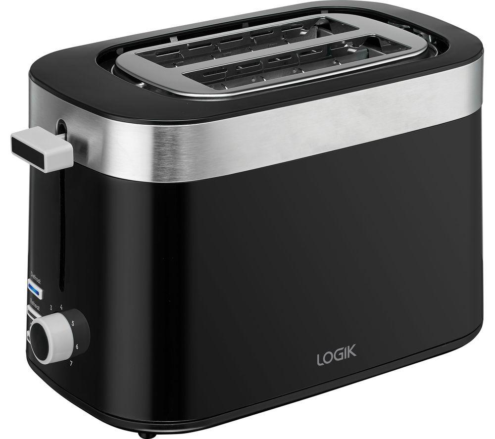 LOGIK L02TB21 2-Slice Toaster - Black