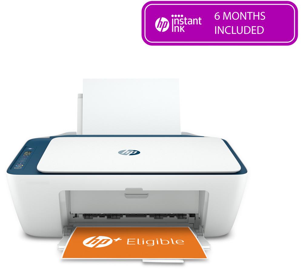 HP DeskJet 2721e All-in-One Wireless Inkjet Printer with HP  White