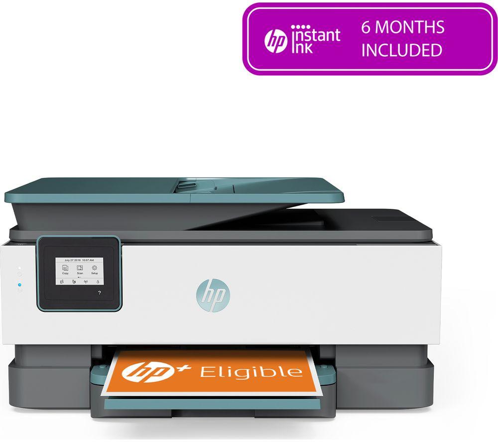 HP OfficeJet 8015e All-in-One Wireless Inkjet Printer  White Black