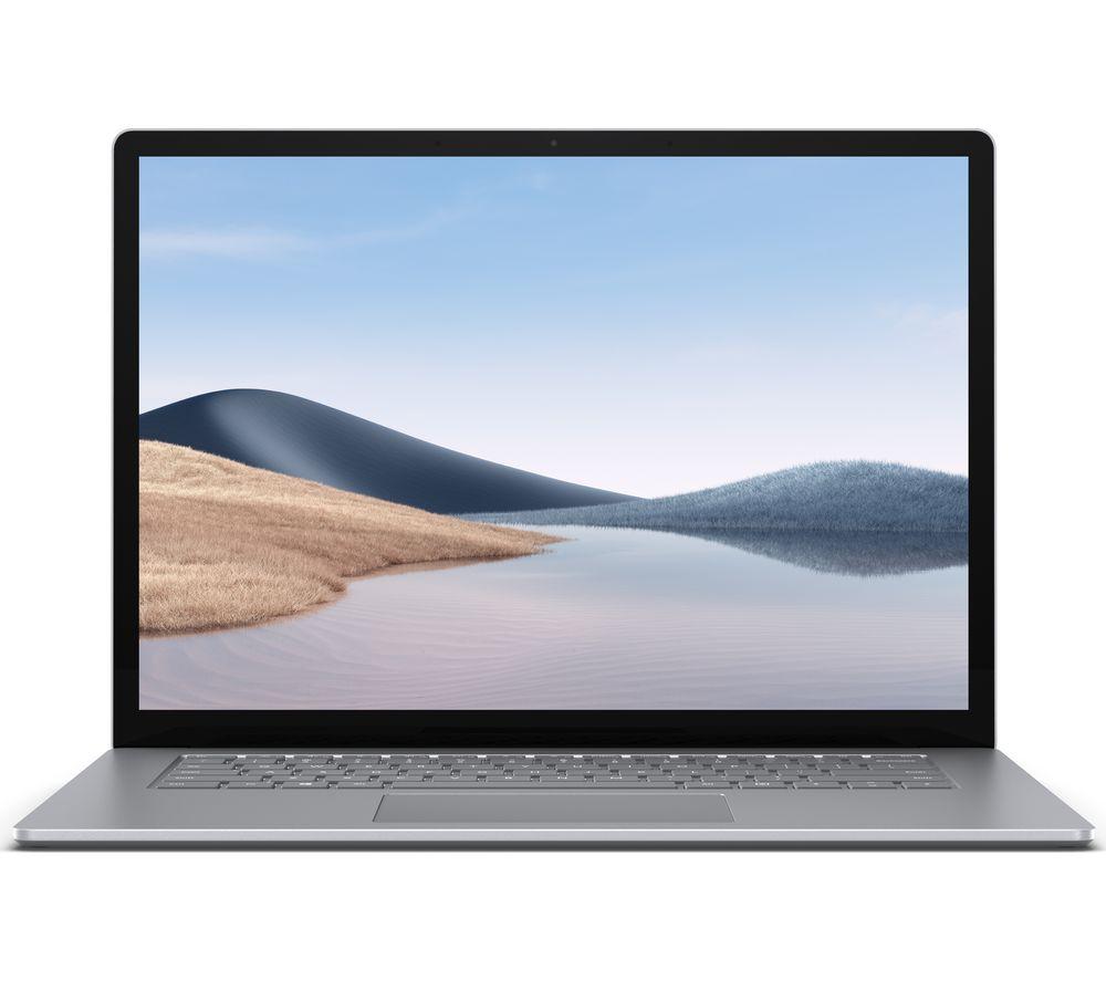 Microsoft 15inch Surface Laptop 4 - AMD Ryzen 7  256 GB SSD  Platinum  Silver/Grey