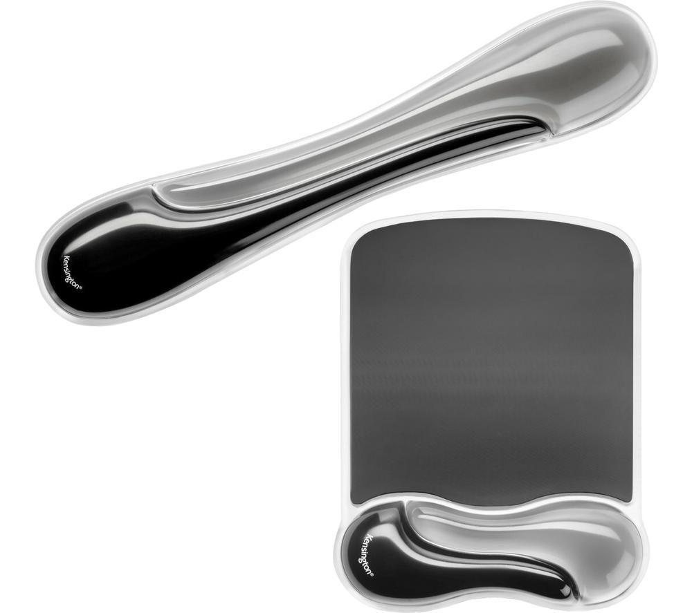 KENSINGTON Duo Gel Keyboard Wrist Rest - Graphite & Black