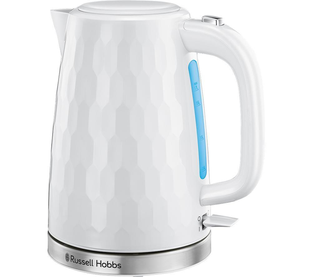 RUSSELL HOBBS Honeycomb 26050 Jug Kettle - White
