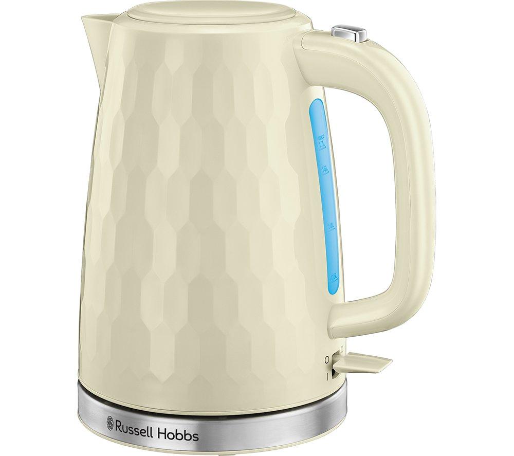 RUSSELL HOBBS Honeycomb 26050 Jug Kettle - Cream