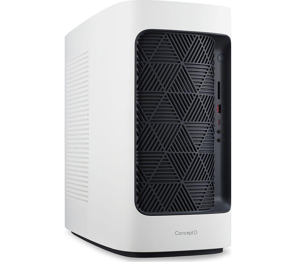 ACER ConceptD CT300-51A Desktop PC - IntelCore i7  1 TB HDD & 1 TB SSD  White  White