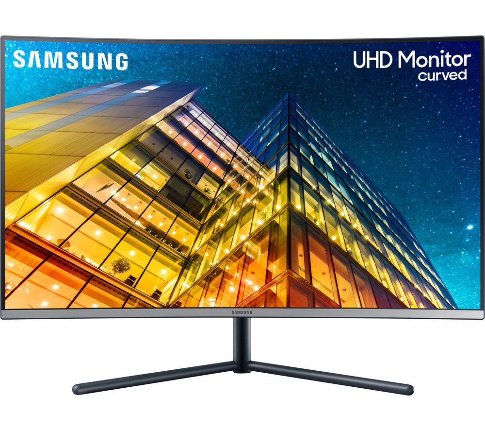 SAMSUNG LU32R590CWRXXU 4K Ultra HD 32inch Curved LED Monitor - Black