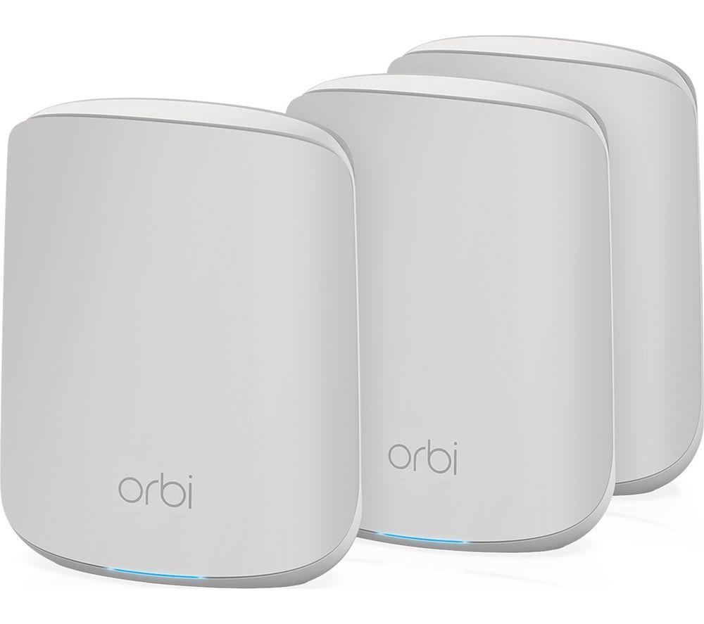 NETGEAR Orbi RBK353 Whole Home WiFi System - Triple Pack  White