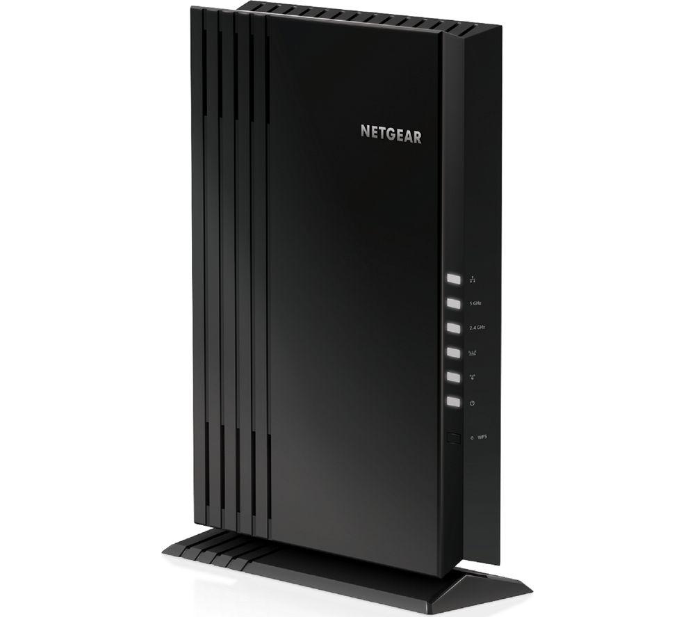 NETGEAR EAX20 4-Stream Mesh WiFi Range Extender - AX 1800  Dual-band  Black
