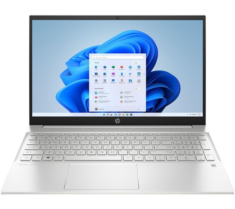 HP Pavilion 15-eh0524na 15.6inch Laptop - AMD Athlon  128 GB SSD  Silver  Silver/Grey