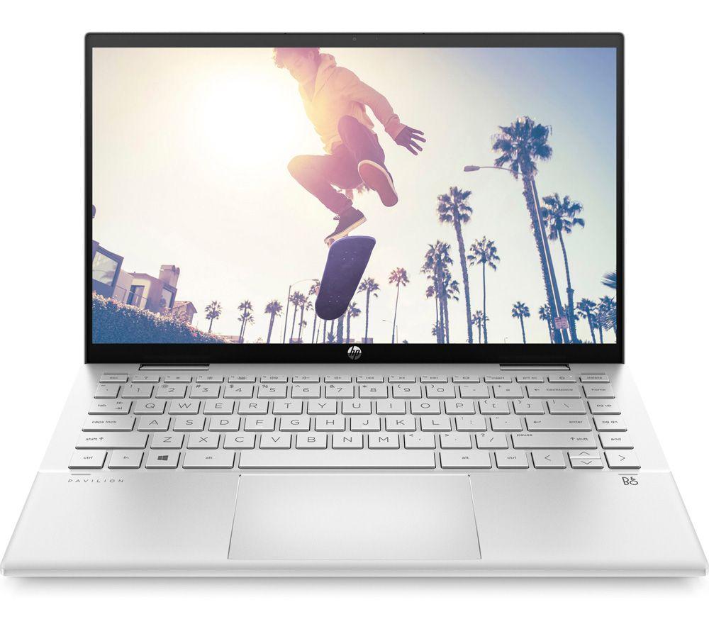 HP Pavilion x360 14inch 2 in 1 Laptop - IntelCore i3  256 GB SSD  Silver  Silver/Grey