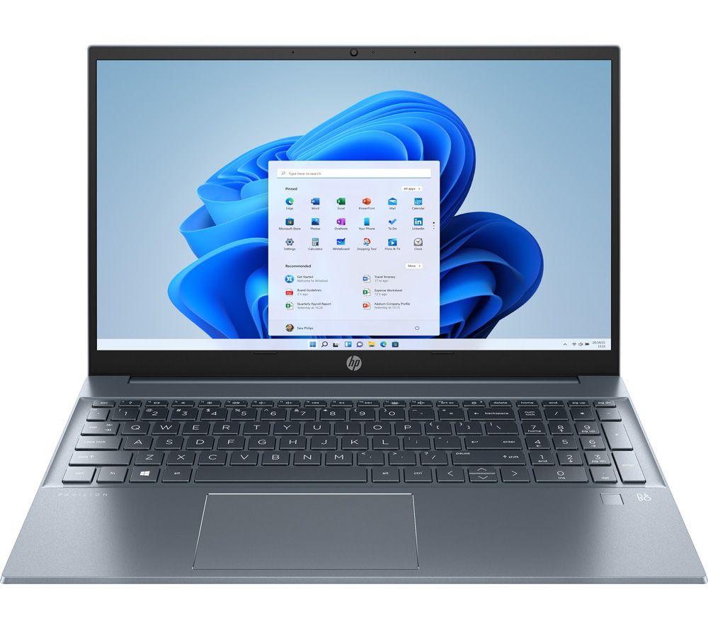 HP Pavilion 15-eh0525na 15.6inch Laptop - AMD Athlon  128 GB SSD  Blue  Blue