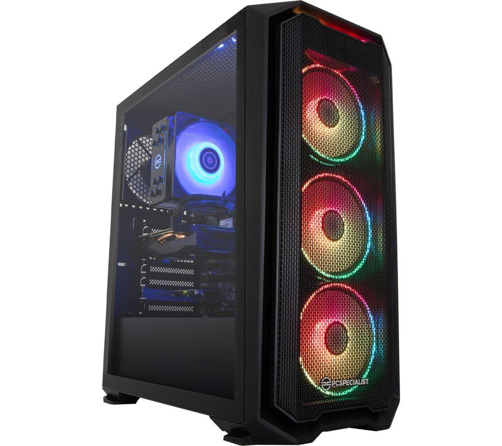 PC SPECIALIST Tornado A5XT Gaming PC - AMD Ryzen 5  RX 6700 XT  2 TB HDD & 512 GB SSD  Black