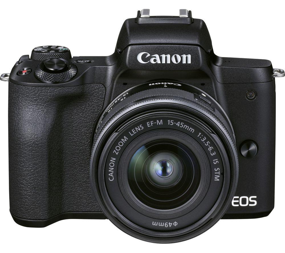 CANON EOS M50 Mark II Mirrorless Camera with EF-M 15-45 mm f/3.5-6.3 IS STM Lens