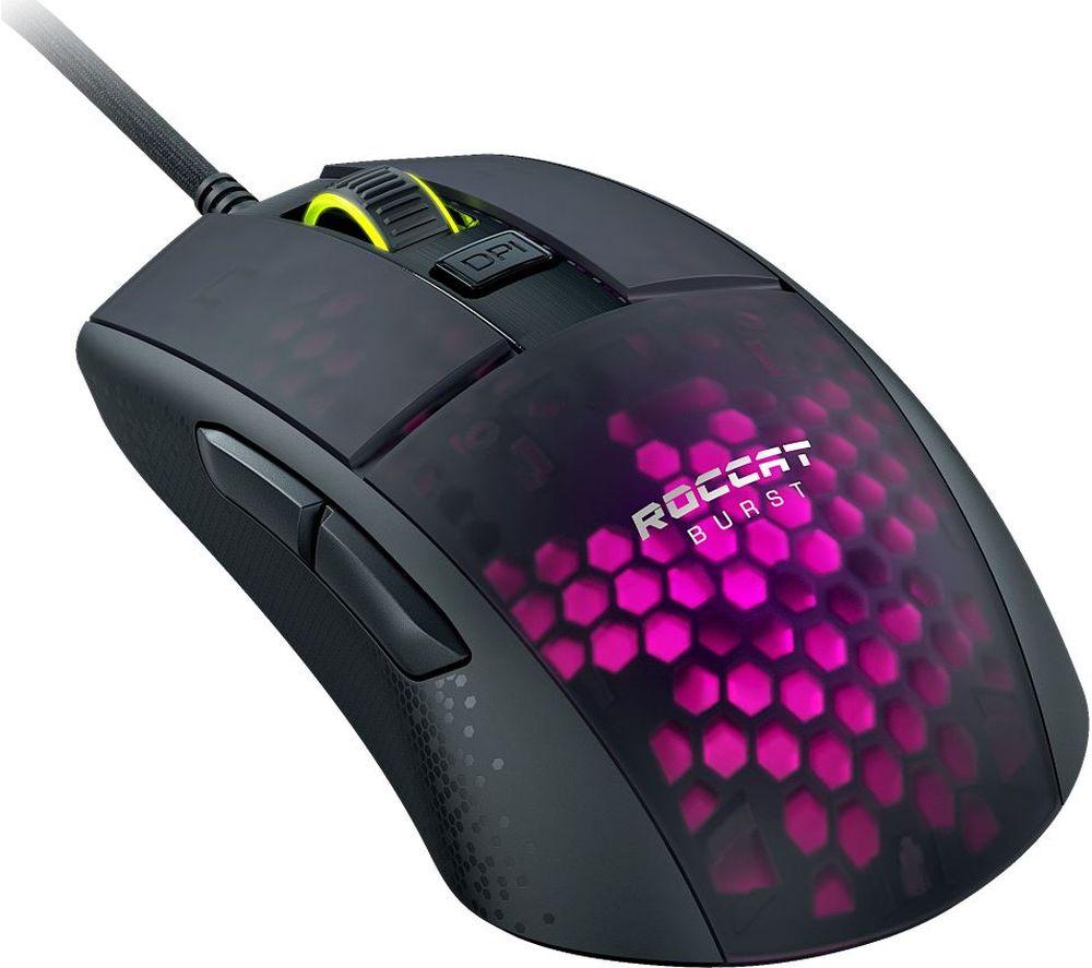 ROCCAT Burst Pro RGB Optical Gaming Mouse  Black