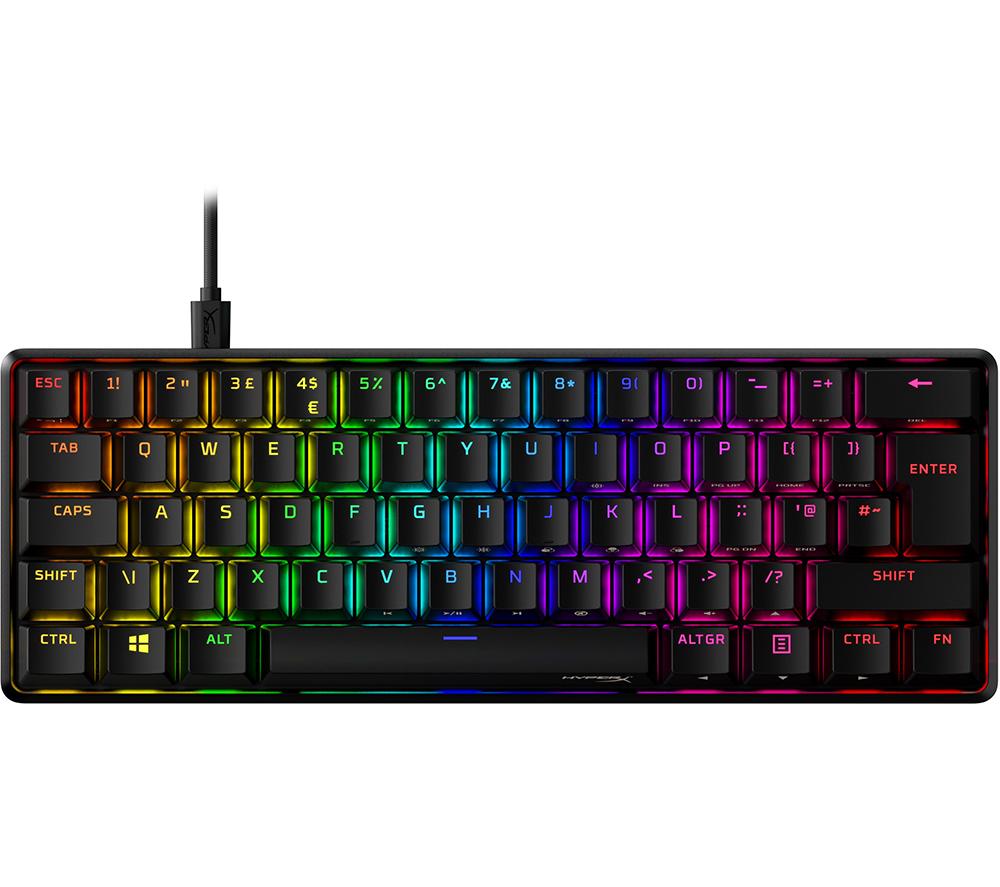 HYPERX Alloy Origins 60 RGB Mechanical Gaming Keyboard  Black