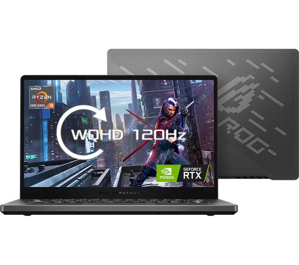 ASUS ROG Zephyrus G14 14inch Gaming Laptop - AMD Ryzen 9  RTX 3060  1 TB SSD  Silver/Grey