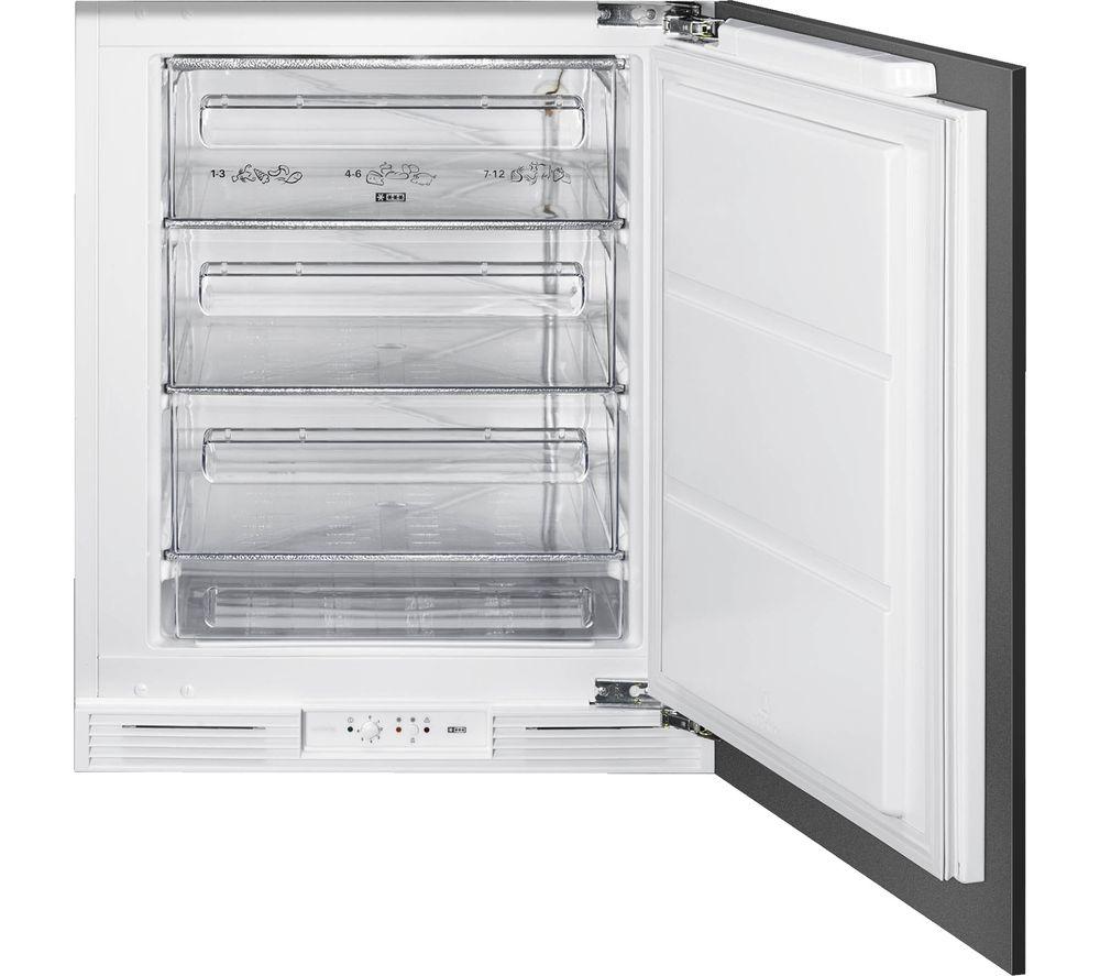 SMEG UKU8F082DF1 Integrated Undercounter Freezer - Fixed Hinge