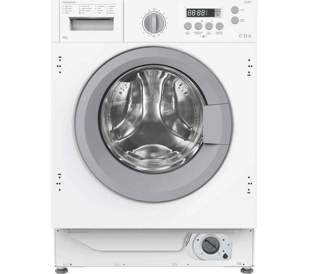 CDA C3161 Integrated 6 kg 1200 Spin Washing Machine