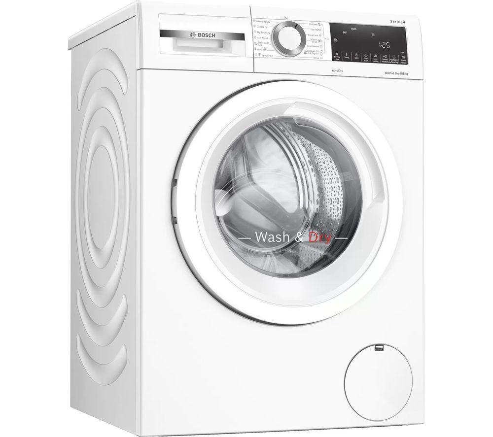 BOSCH Series 4 WNA134U8GB 8 kg Washer Dryer - White