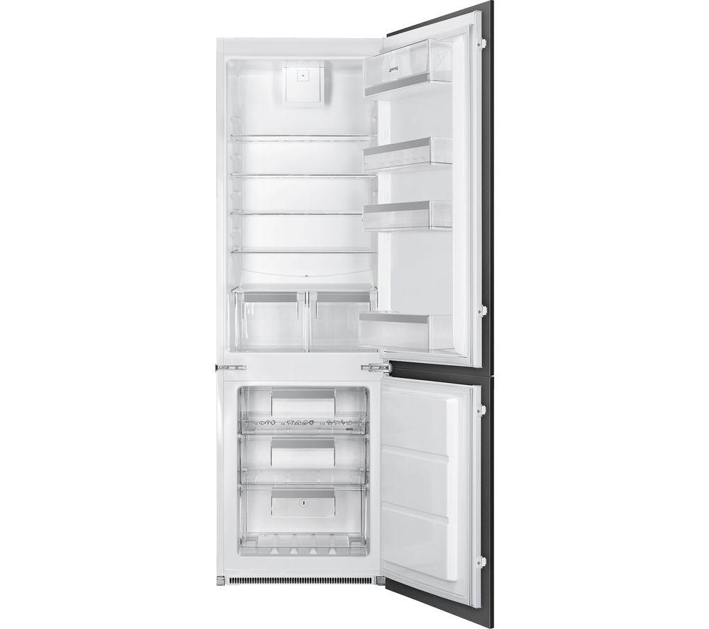 SMEG UKC8173N1F Integrated 70/30 Fridge Freezer - Sliding Hinge