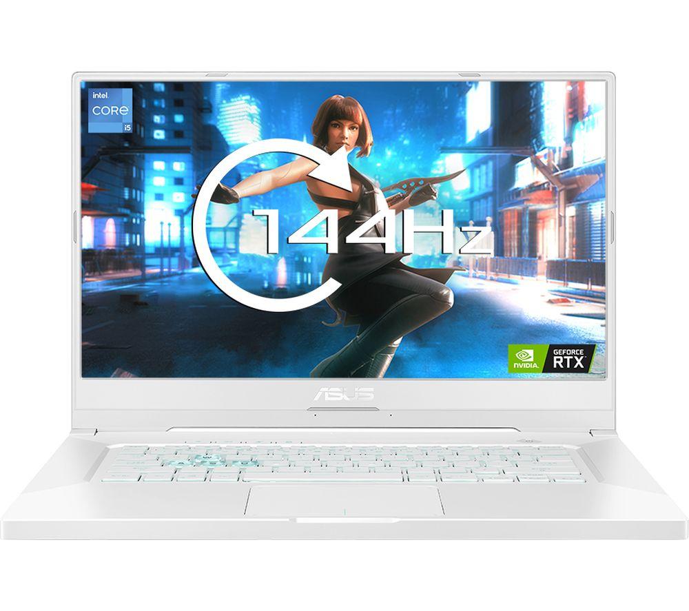 ASUS TUF Dash F15 15.6inch Gaming Laptop - IntelCore i5  RTX 3050  512 GB SSD  White