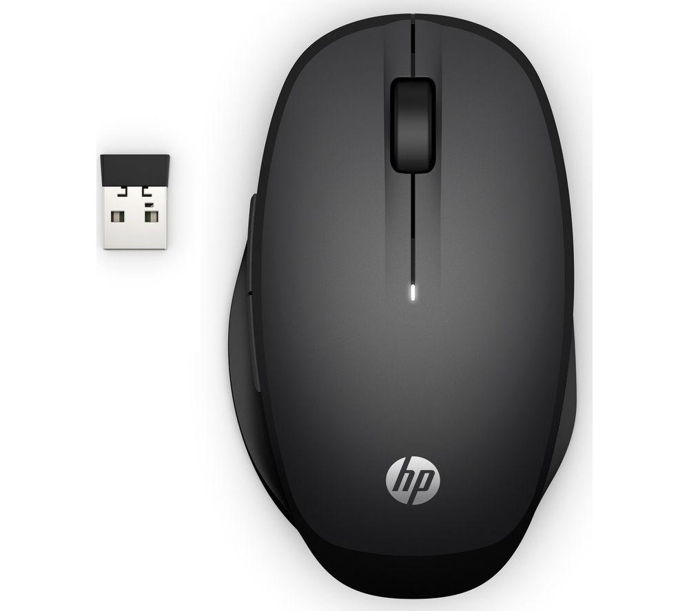 HP Dual Mode 300 Wireless Optical Mouse  Black