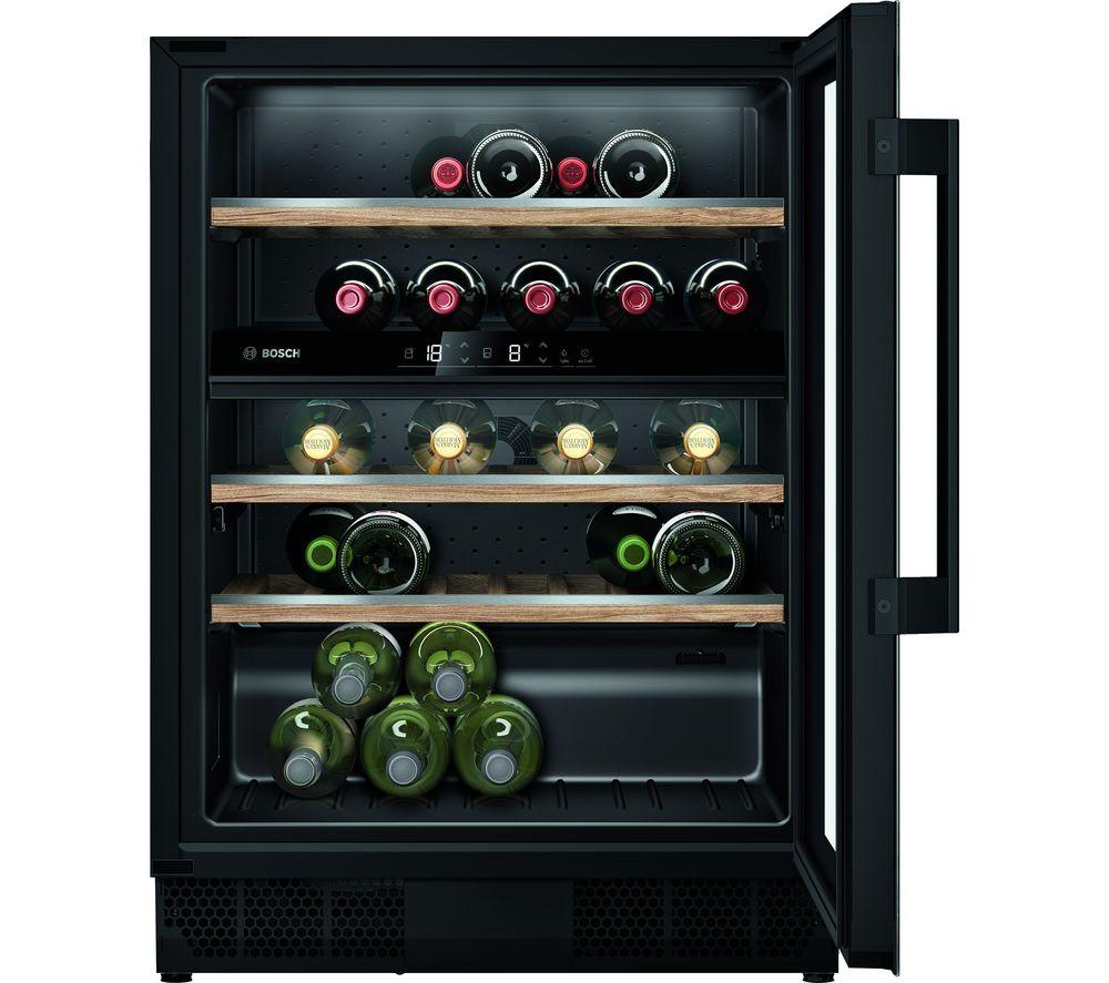 BOSCH KUW21AHG0G Wine Cooler - Black