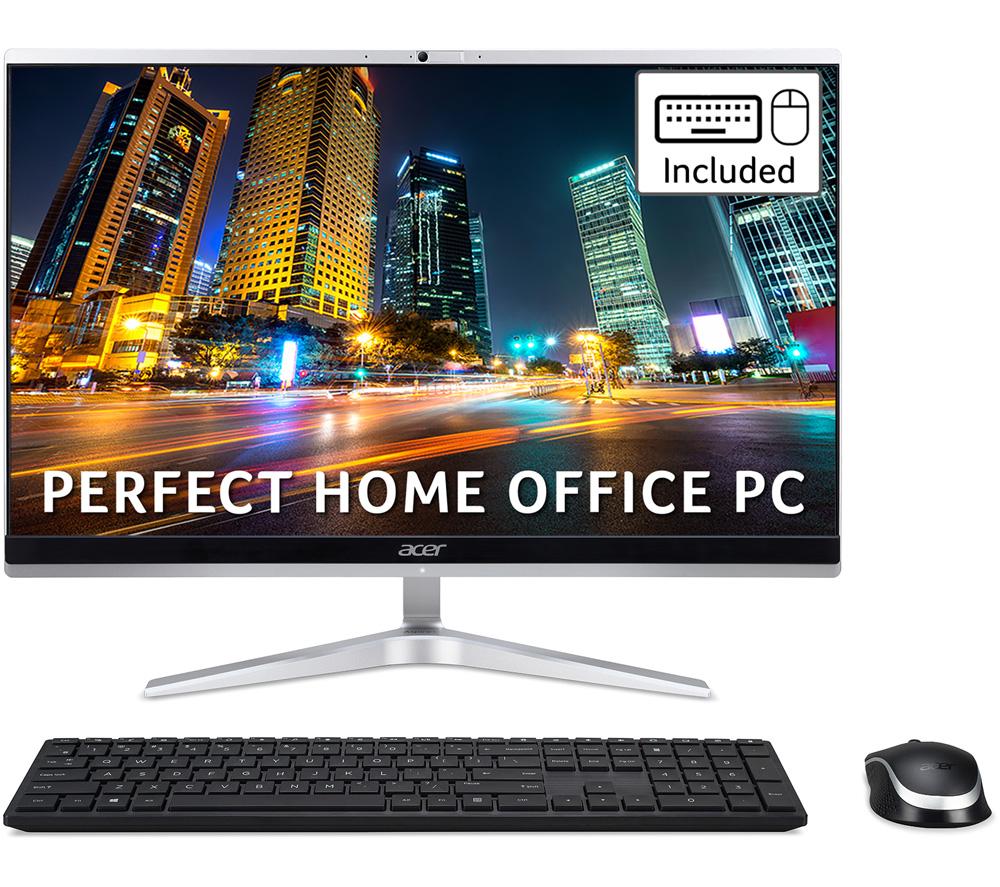 ACER Aspire C22-1650 21.5inch All-in-One PC - IntelCore i3  256 GB SSD  Silver  Silver/Grey