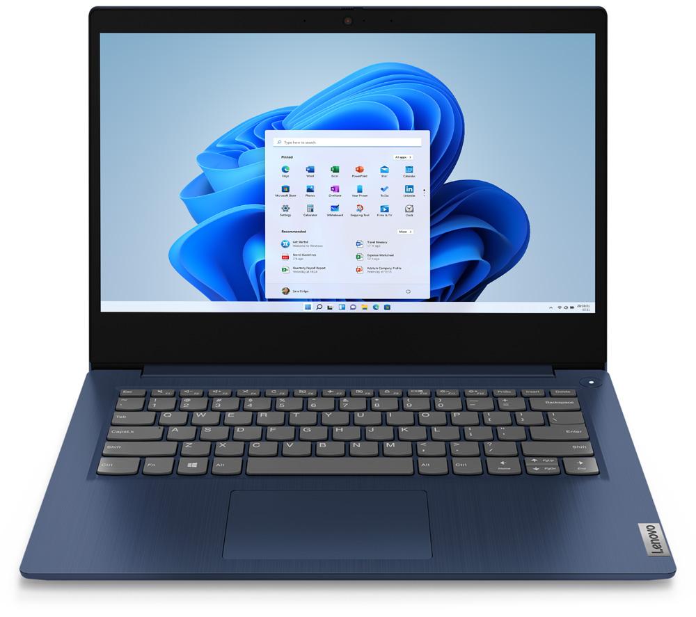 LENOVO IdeaPad 3i 14inch Laptop - IntelCeleron  128 GB SSD  Blue  Blue