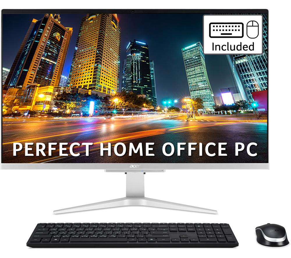 ACER Aspire C27-1655 27inch All-in-One PC - IntelCore i5  1 TB SSD  Silver  Silver/Grey