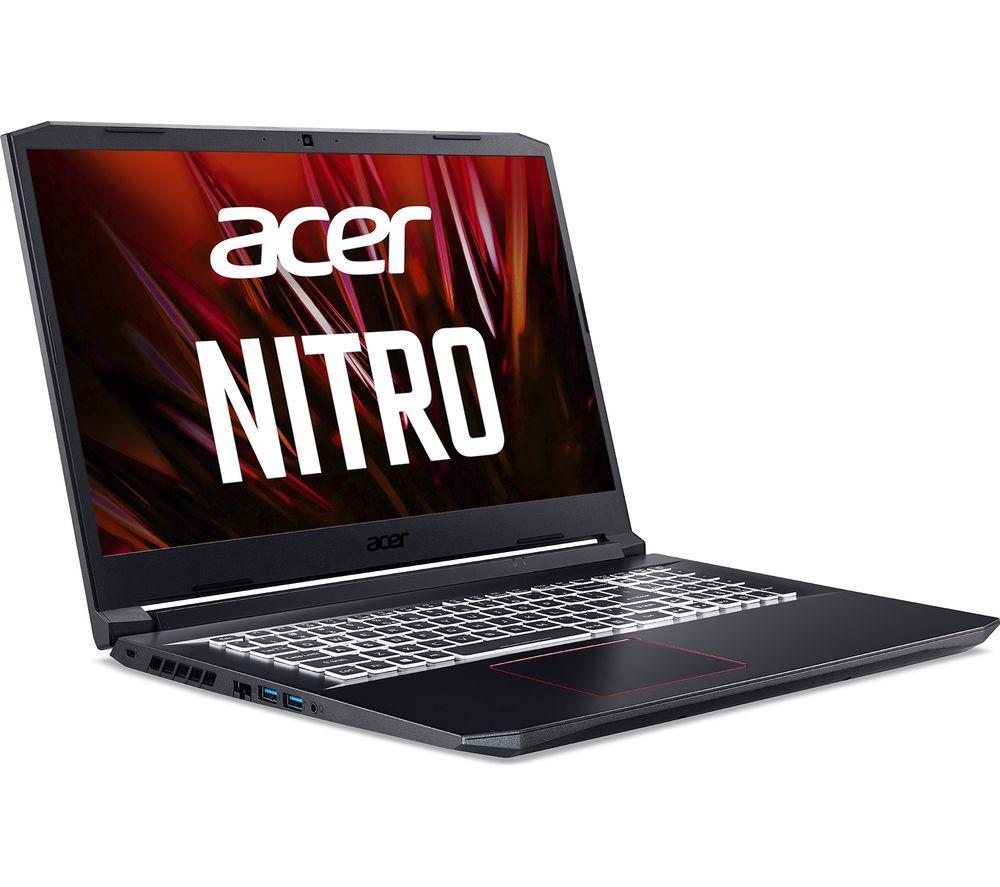 ACER Nitro 5 17.3inch Gaming Laptop - IntelCore i7  RTX 3060  512 GB SSD  Black