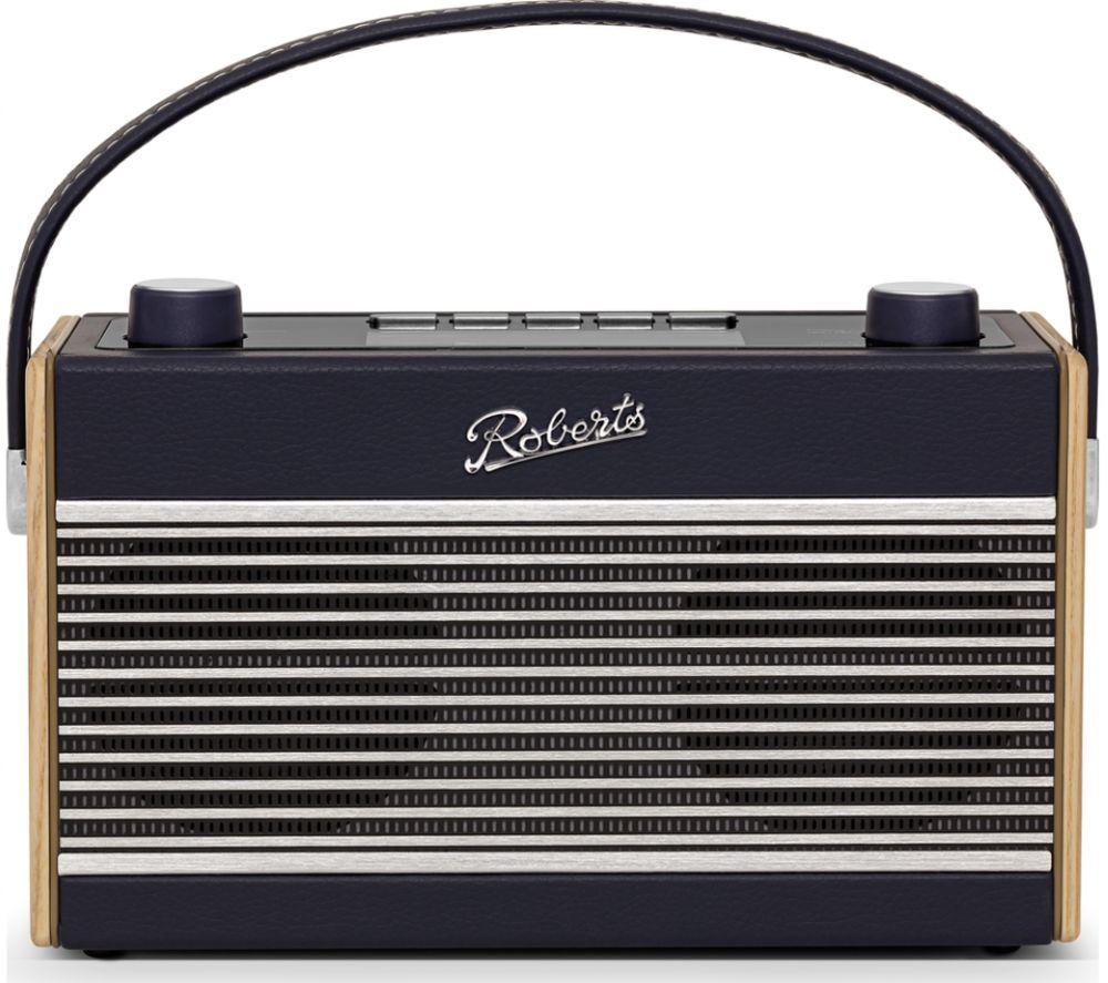 ROBERTS Rambler BT Portable DAB Retro Bluetooth Radio - Navy Blue