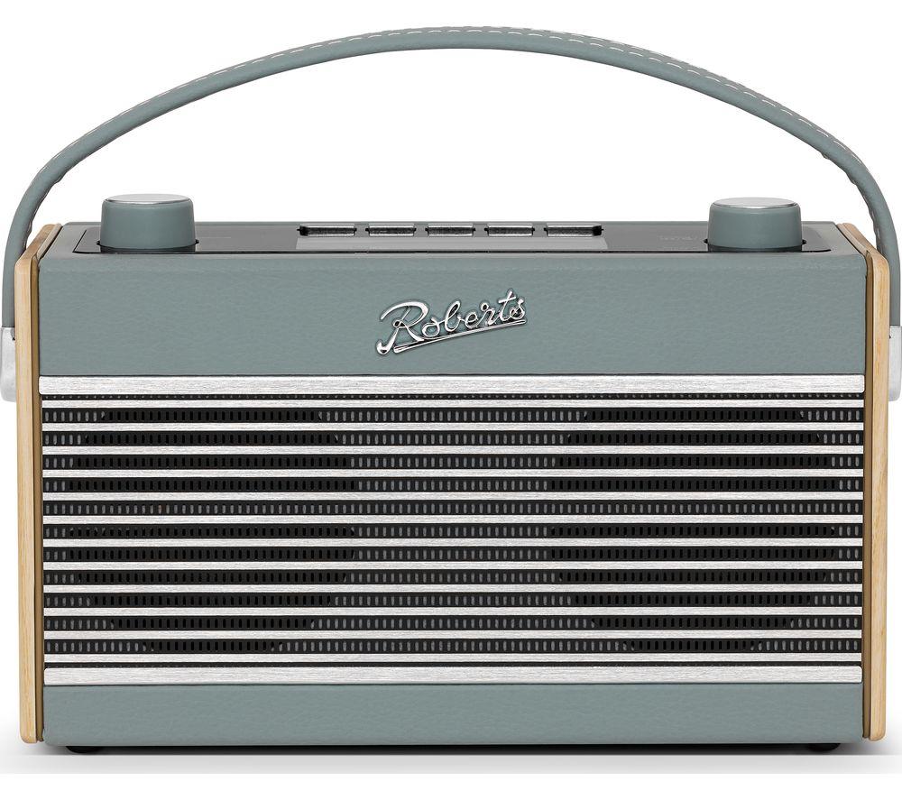ROBERTS Rambler Portable DAB Retro Bluetooth Radio - Duck Egg Blue