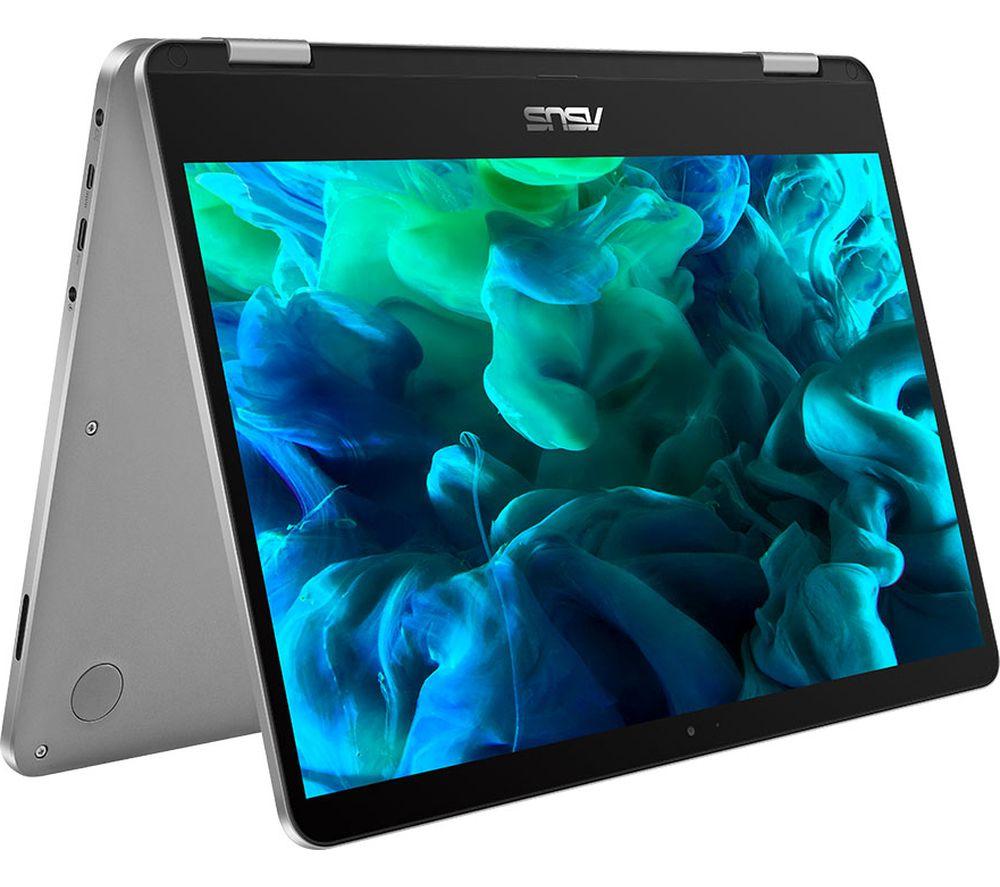 ASUS VivoBook Flip ETP401MA 14inch 2 in 1 Laptop - IntelCeleron  64 GB eMMC  Grey  Silver/Grey